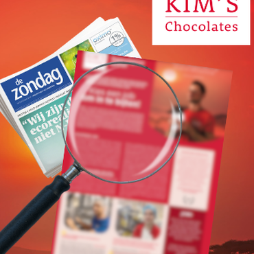 Top-Arbeitgeber - Kim's in lokaler Zeitung (NL)